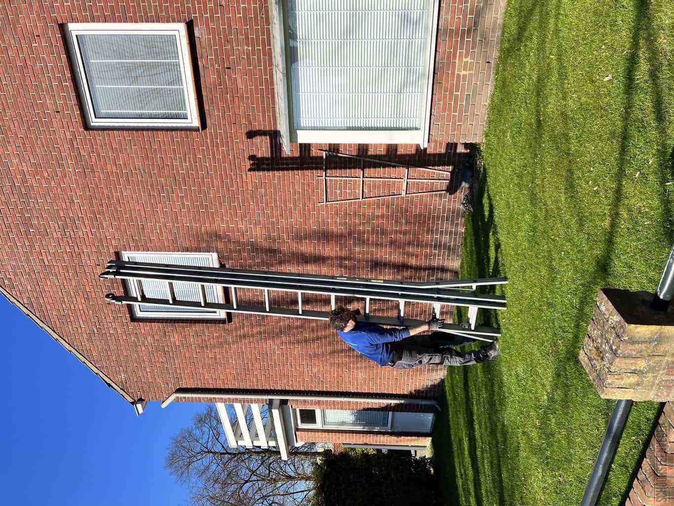 Veghel schoorsteenveger huis ladder